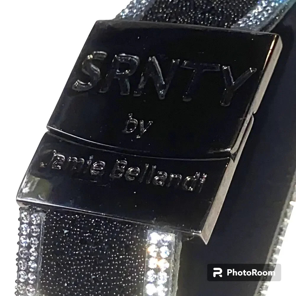 SRNTY by Jamie Bellandi Costume Bracelet Magnet Rhinestone Detail Witchy Goth